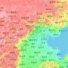 Hebei topographic map, elevation, relief