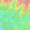 Dhading topographic map, elevation, relief