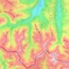 Saint-Lary-Soulan topographic map, elevation, relief