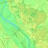 Afferden topographic map, elevation, relief
