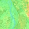 Arcen topographic map, elevation, relief