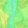 Velden topographic map, elevation, relief