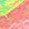 Gesves topographic map, elevation, relief