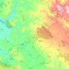 Laconi topographic map, elevation, relief