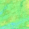 Vorselaar topographic map, elevation, relief