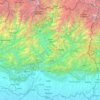 Koshi topographic map, elevation, relief