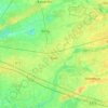 Geel topographic map, elevation, relief