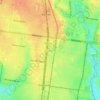 Coburg topographic map, elevation, relief
