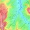 Epen topographic map, elevation, relief
