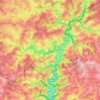 Burg-Reuland topographic map, elevation, relief