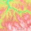 Trøndelag topographic map, elevation, relief