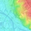 Mook topographic map, elevation, relief