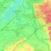 Roerdalen topographic map, elevation, relief