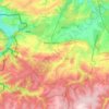 Beauraing topographic map, elevation, relief