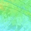 Oevel topographic map, elevation, relief