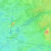 Koersel topographic map, elevation, relief