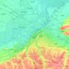 哈尔滨市 topographic map, elevation, relief