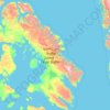 ᕿᑭᖅᑖᓗᒃ Baffin Island topographic map, elevation, relief