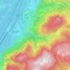 Montagna topographic map, elevation, relief