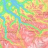 Møre og Romsdal topographic map, elevation, relief