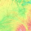 Loiret topographic map, elevation, relief