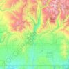 La Plata County topographic map, elevation, relief