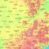 松花江 topographic map, elevation, relief